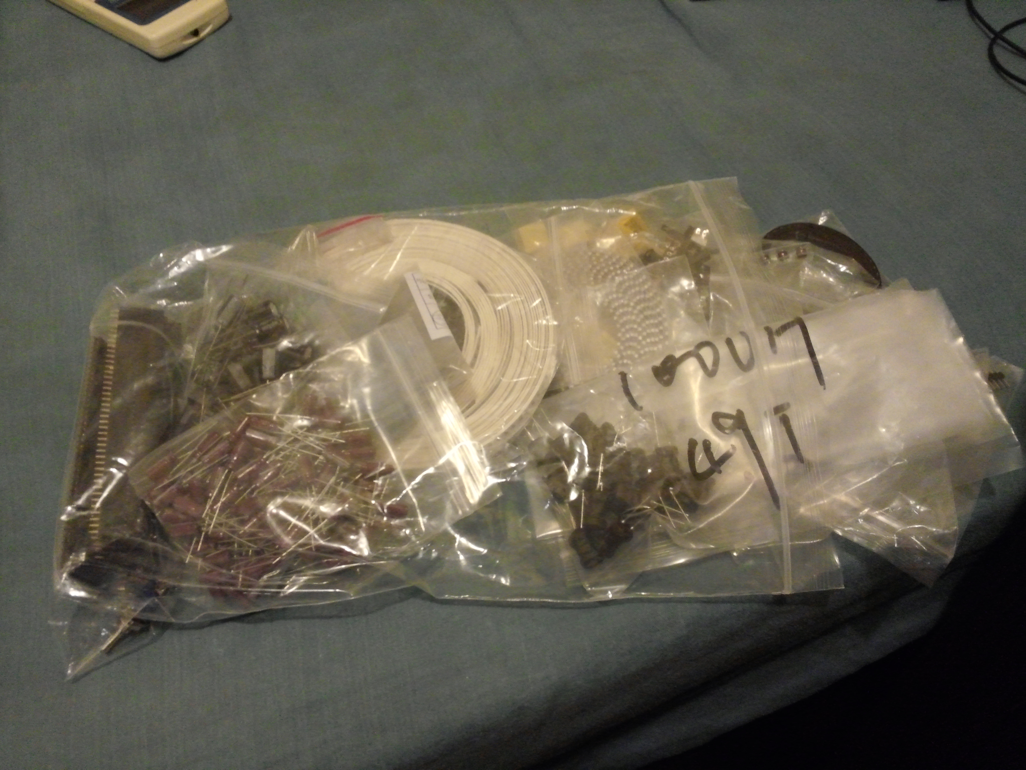 A bunch of misc parts all cluttered together
