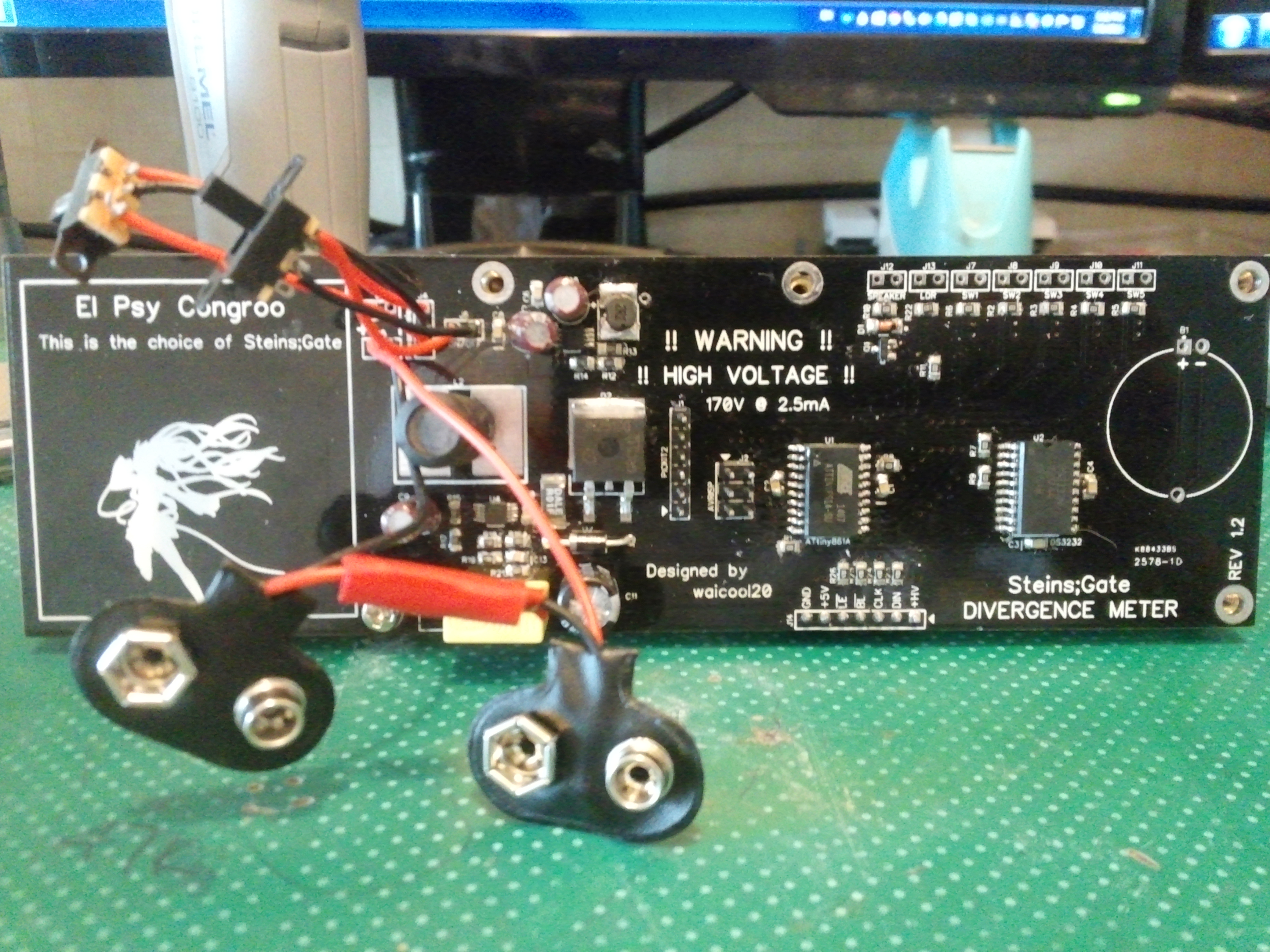 Both boards together front view
